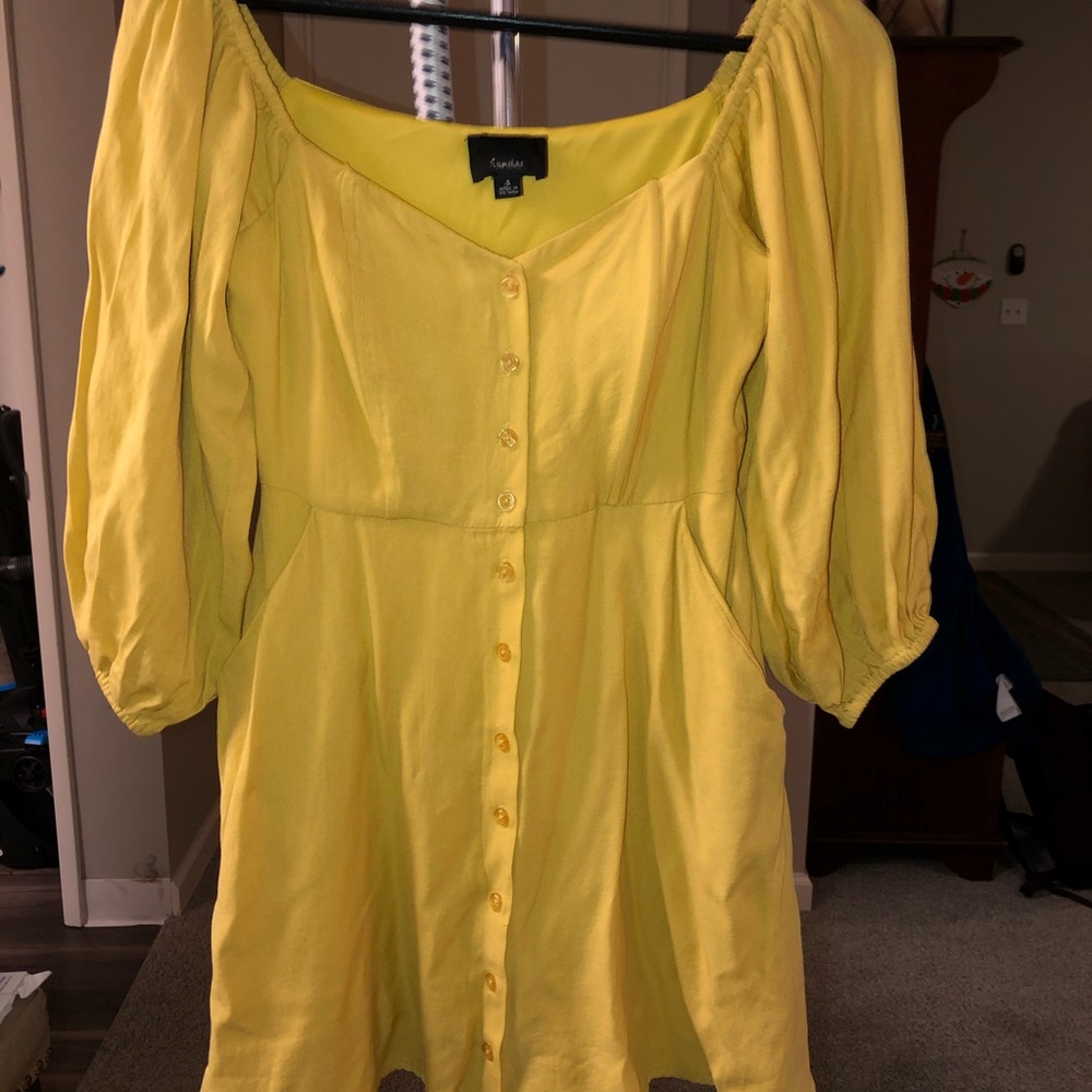 Boutique off the shoulder dress size small